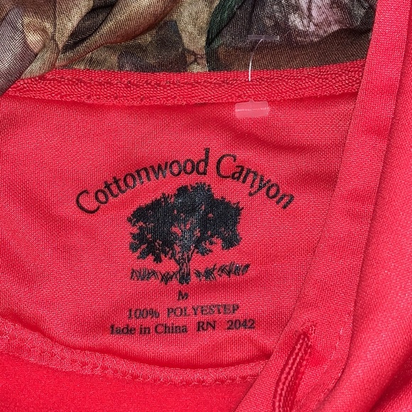 REALTREE BY COTTONWOOD CANYON BRAND NEW SIZE MEDIUM HOODED FLEECE LINED PULLOVER - Picture 8 of 8